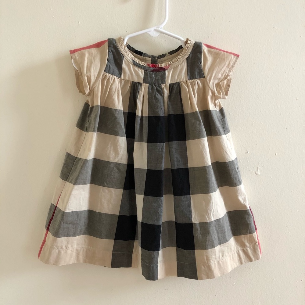burberry baby dress 12m
